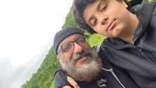 شوخی معنادار پسر امیر جعفری با پدرش