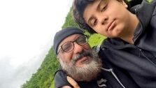 شوخی معنادار پسر امیر جعفری با پدرش