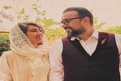 زیباترین لباس‌های تازه عروس سینمای ایران | عکس های لو رفته از مونا کرمی همسر سپند امیرسلیمانی