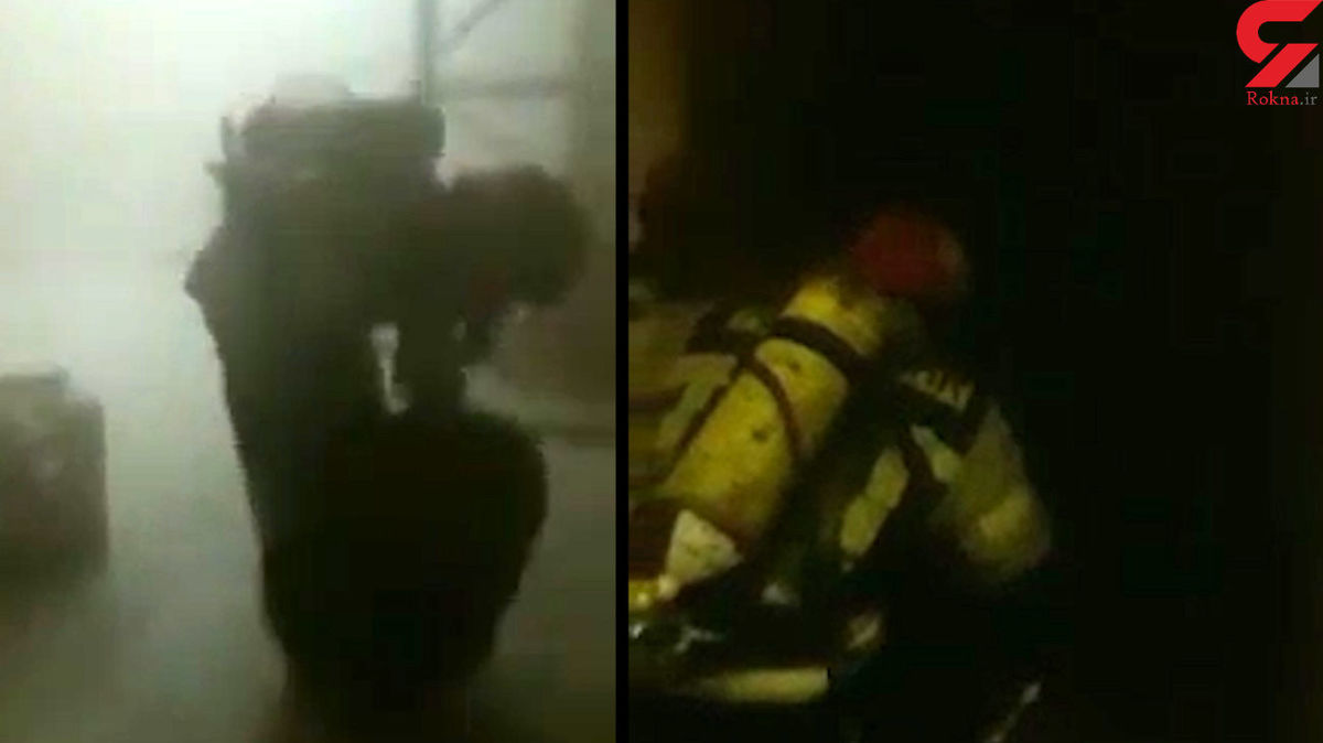 مجتمع تفریحی آبی سمنان در آتش سوخت + فیلم