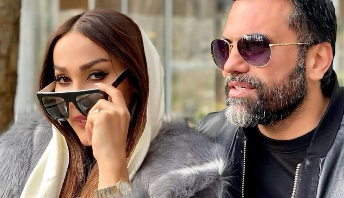 کافه گردی علیرضا واحدی نیکبخت و همسرش+ عکس