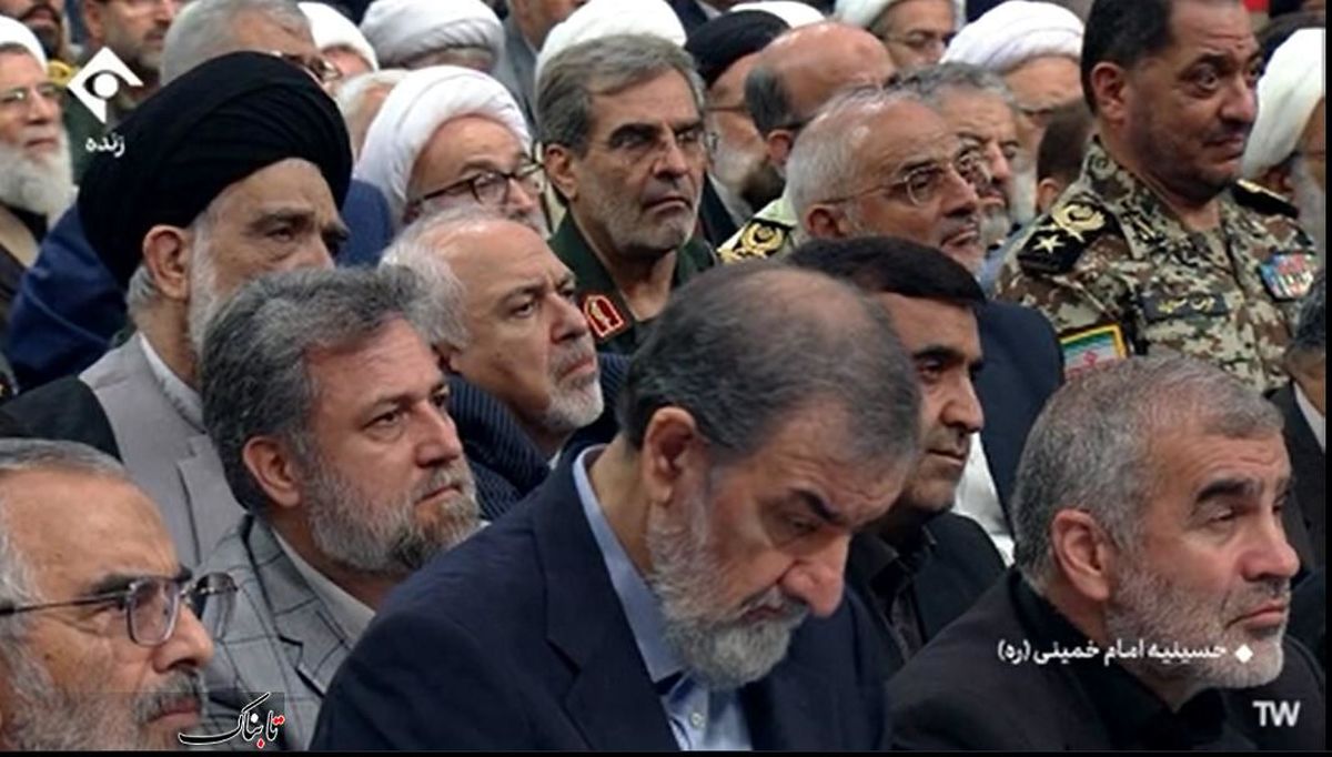 ظریف شعار مرگ بر آمریکا سر نداد + فیلم