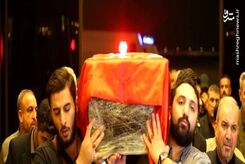لحظه اسکورت و انتقال پیکر شهید نیلفروشان به کربلا + فیلم