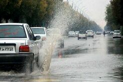 ببینید باران سیل آسای تابستانی در مرکز کشور + فیلم