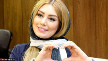 عشوه های عجیب سحر قریشی جلوی دوربین! +فیلم