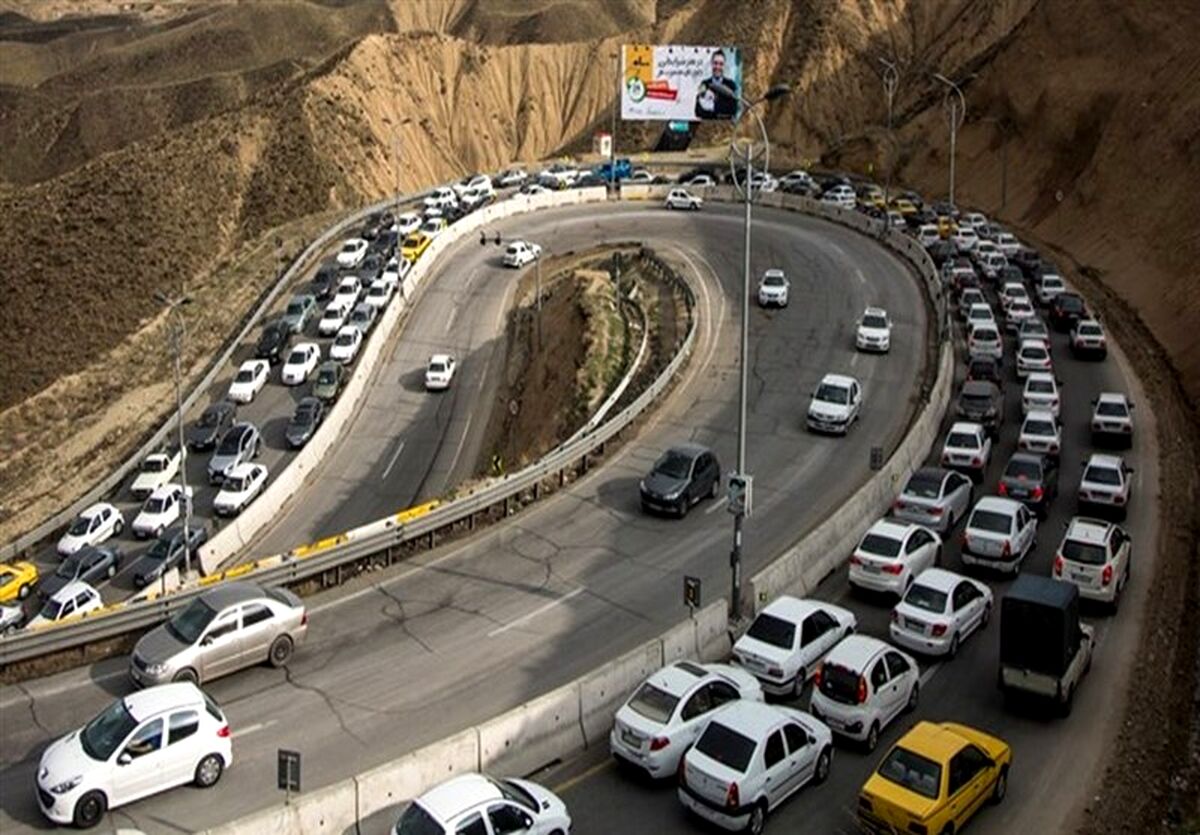 جاده چالوس قفل شد