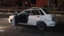 مرگ هولناک راننده پراید بر اثر تصادف با یک زن