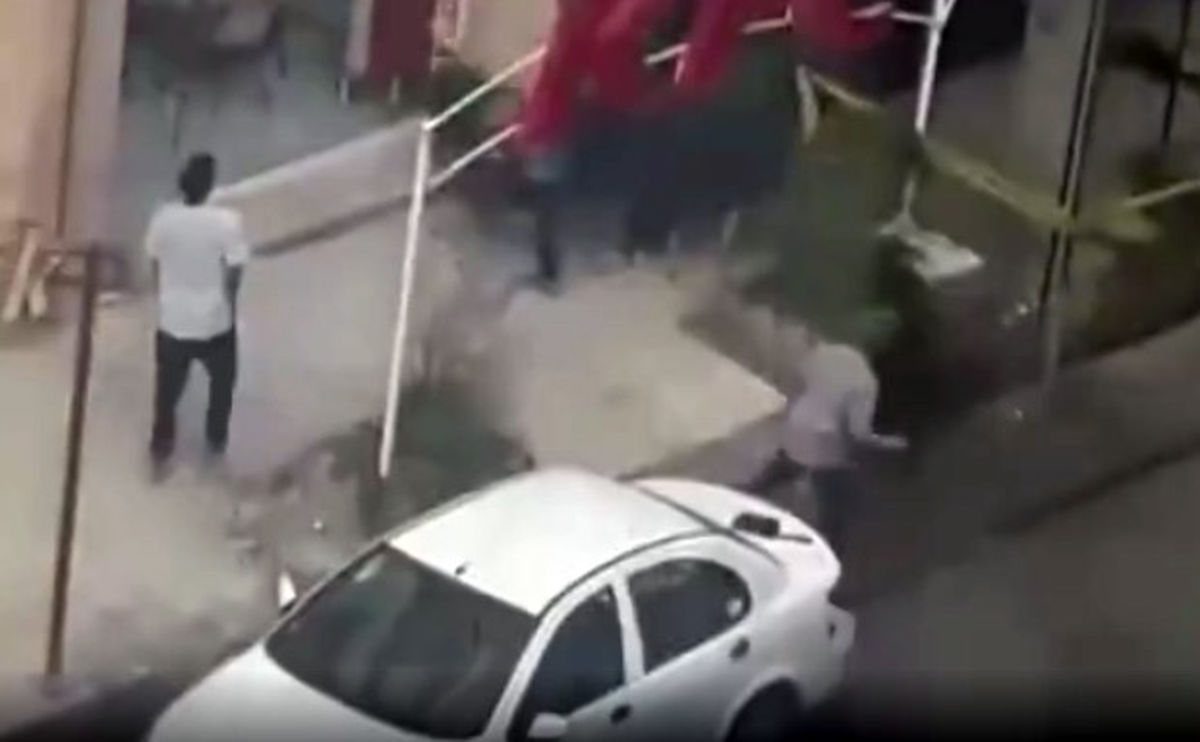 لحظه هولناک سقوط یک کارگر از بالای یک ساختمان نیمه‌کاره + فیلم