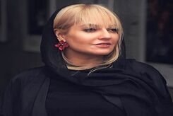 مهناز افشار روی صورتش شعار ضد انقلابی نوشت | مهناز افشار به سیم آخر زده است