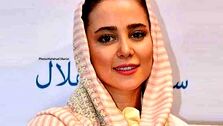 عکس الناز حبیبی در کنار علی انصاریان در فیلم رمانتیسم