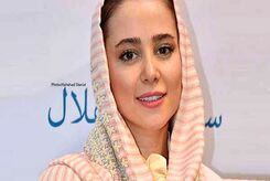 عکس الناز حبیبی در کنار علی انصاریان در فیلم رمانتیسم