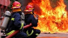 آتش سوزی وحشتناک کنزالمال خرمشهر