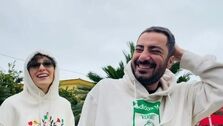 فرشته حسینی همسرش را سوپرایز کرد| نوید محمدزاده پدر شد