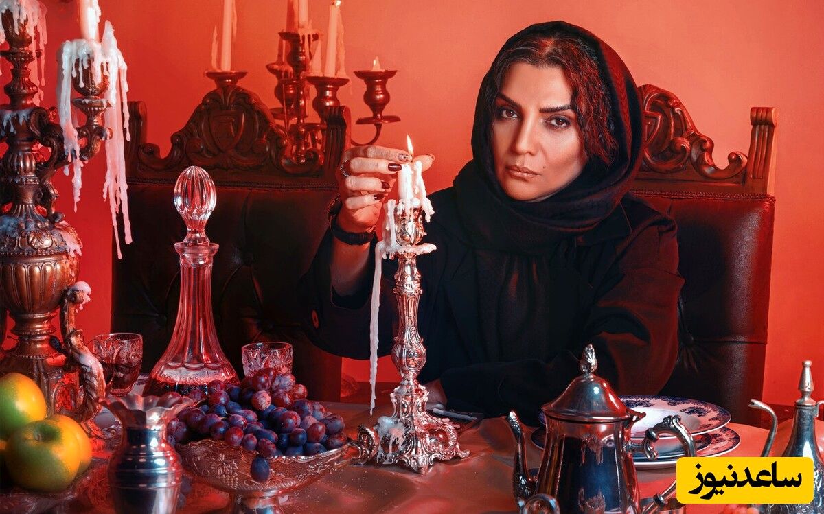 دکوراسیون سنتی حیاط باصفا الهام پاوه نژاد مادرشوهر الیکا ناصری در سریال گردن‌زنی + عکس