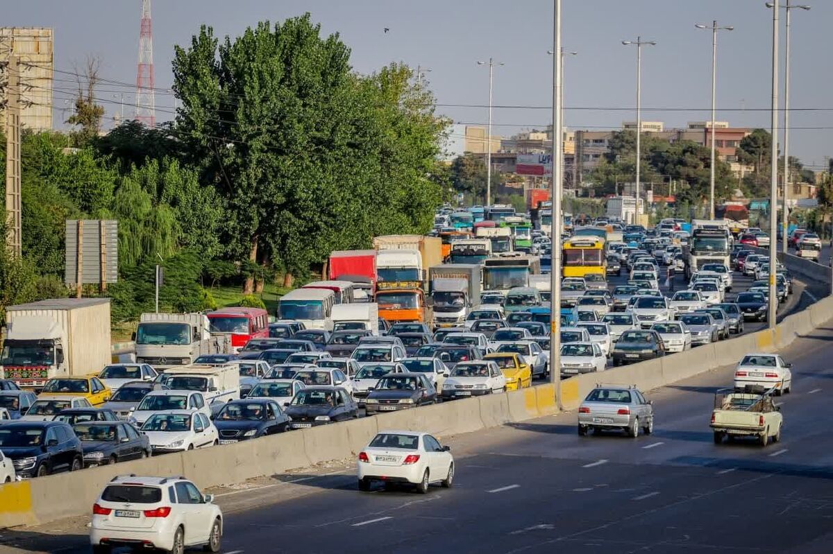 آزادراه تهران - کرج - قزوین قفل شد