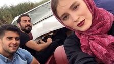 تیپ عجیب نوید محمدزاده در کنار پدرزنش! +عکس