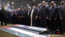 اندوه پزشکیان در نماز بر پیکر اسماعیل هنیه + عکس