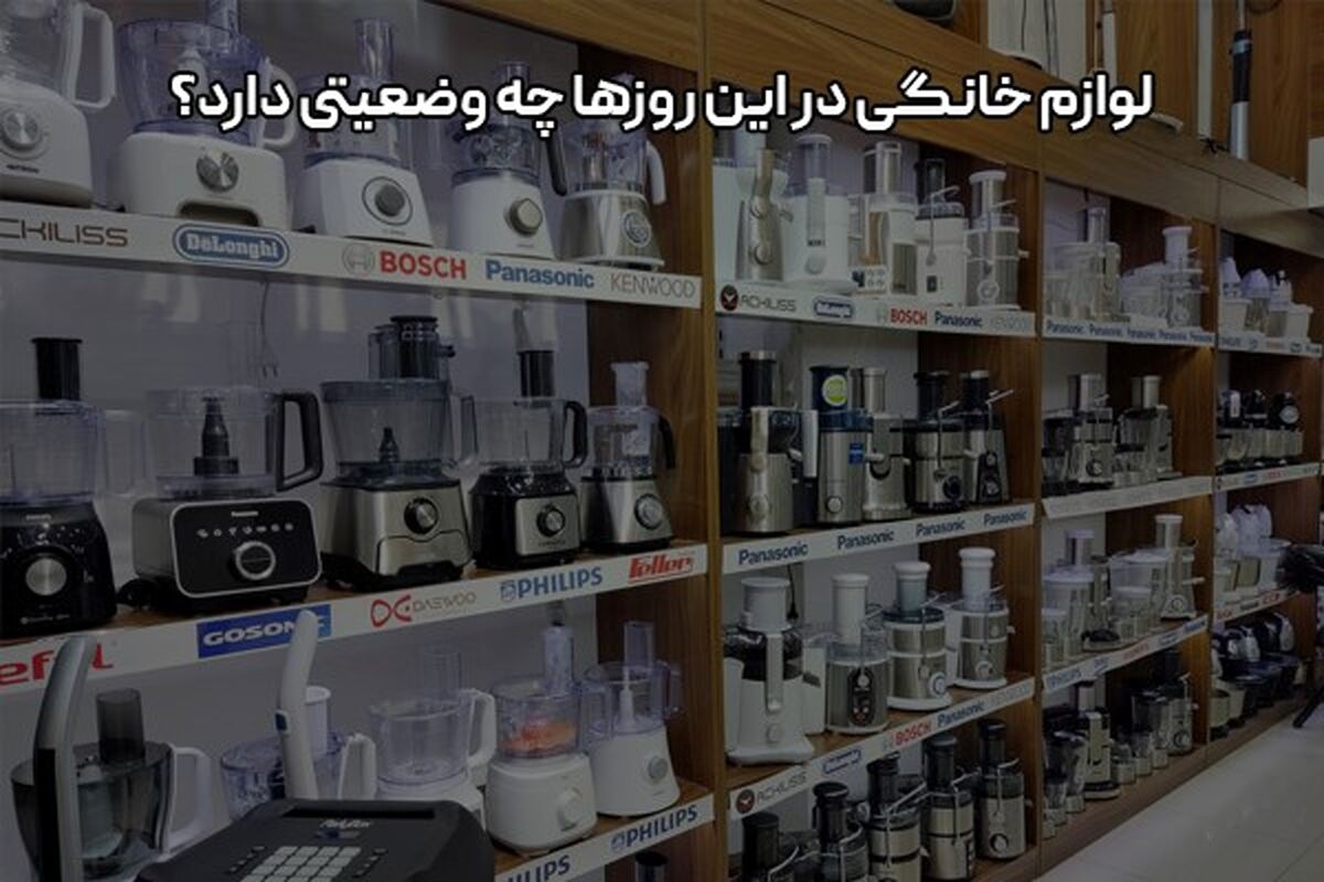 لوازم خانگی در این روزها چه وضعیتی دارد؟
