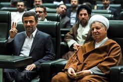 واکنش آیت‌الله هاشمی به شکست در مقابل احمدی‌نژاد+لو رفته

