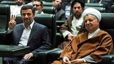 واکنش آیت‌الله هاشمی به شکست در مقابل احمدی‌نژاد+لو رفته

