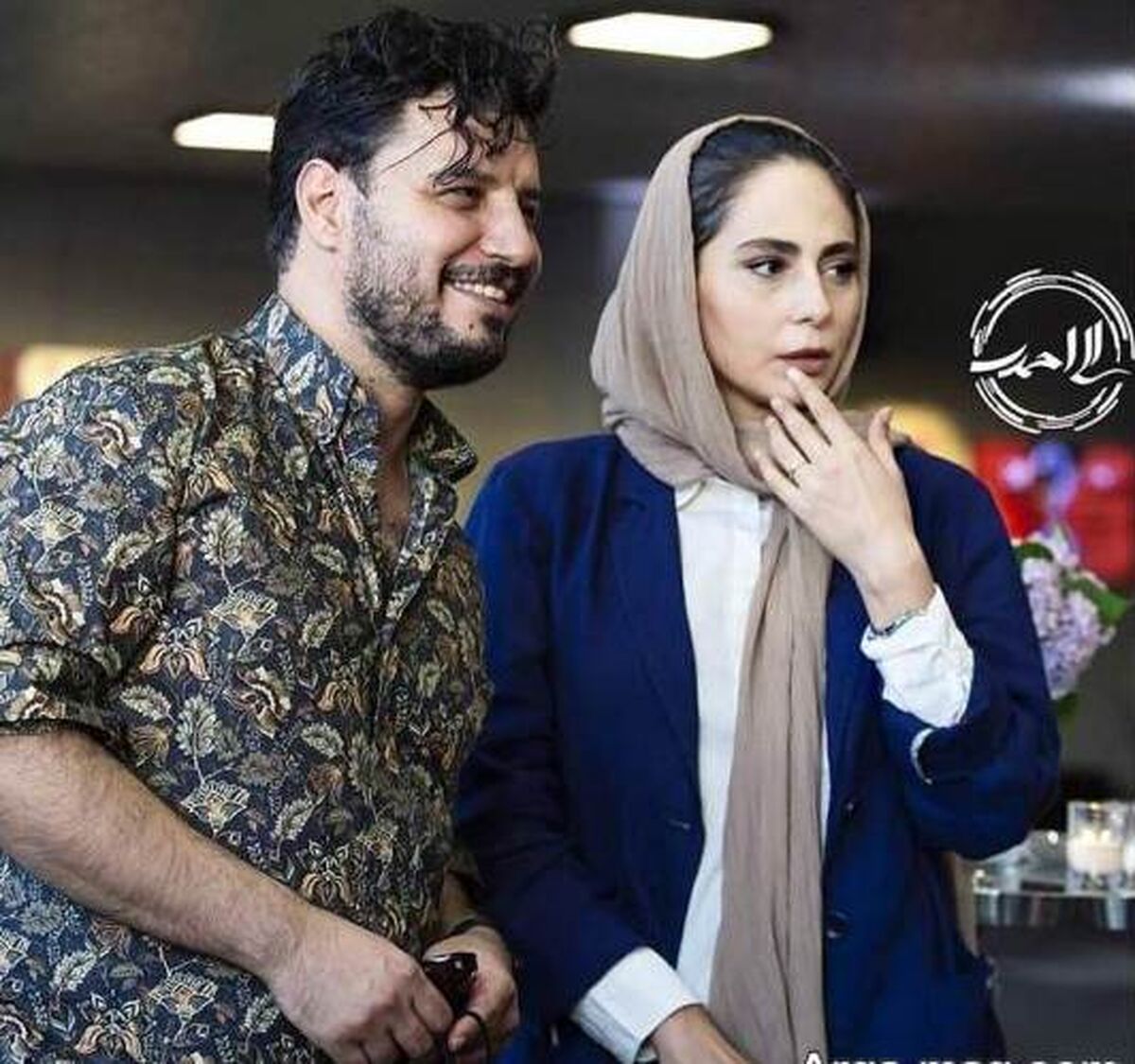 لاکچری بازی جواد عزتی و همسرش روی دریا! +تصاویر