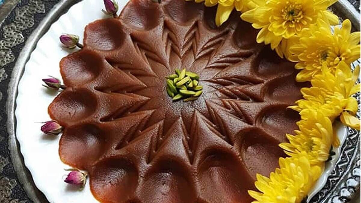 دستور تهیه حلوای خرما بدون شکر و روغن | مقوی ترین حلوایی که تاحالا خوردین