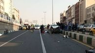 وحشتناک ترین تصادف در تهران | مرگ آنی پدر و دختر 9ساله