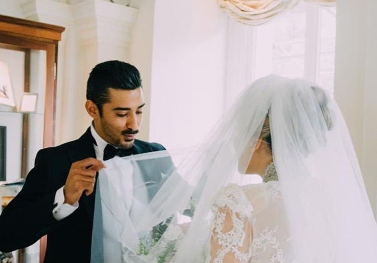 عکس منشوری رضا قوچان نژاد و همسرش در برف لو رفت!+عکس