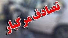 لحظه عجیب و غریب تصادف عابر و 206 + فیلم
