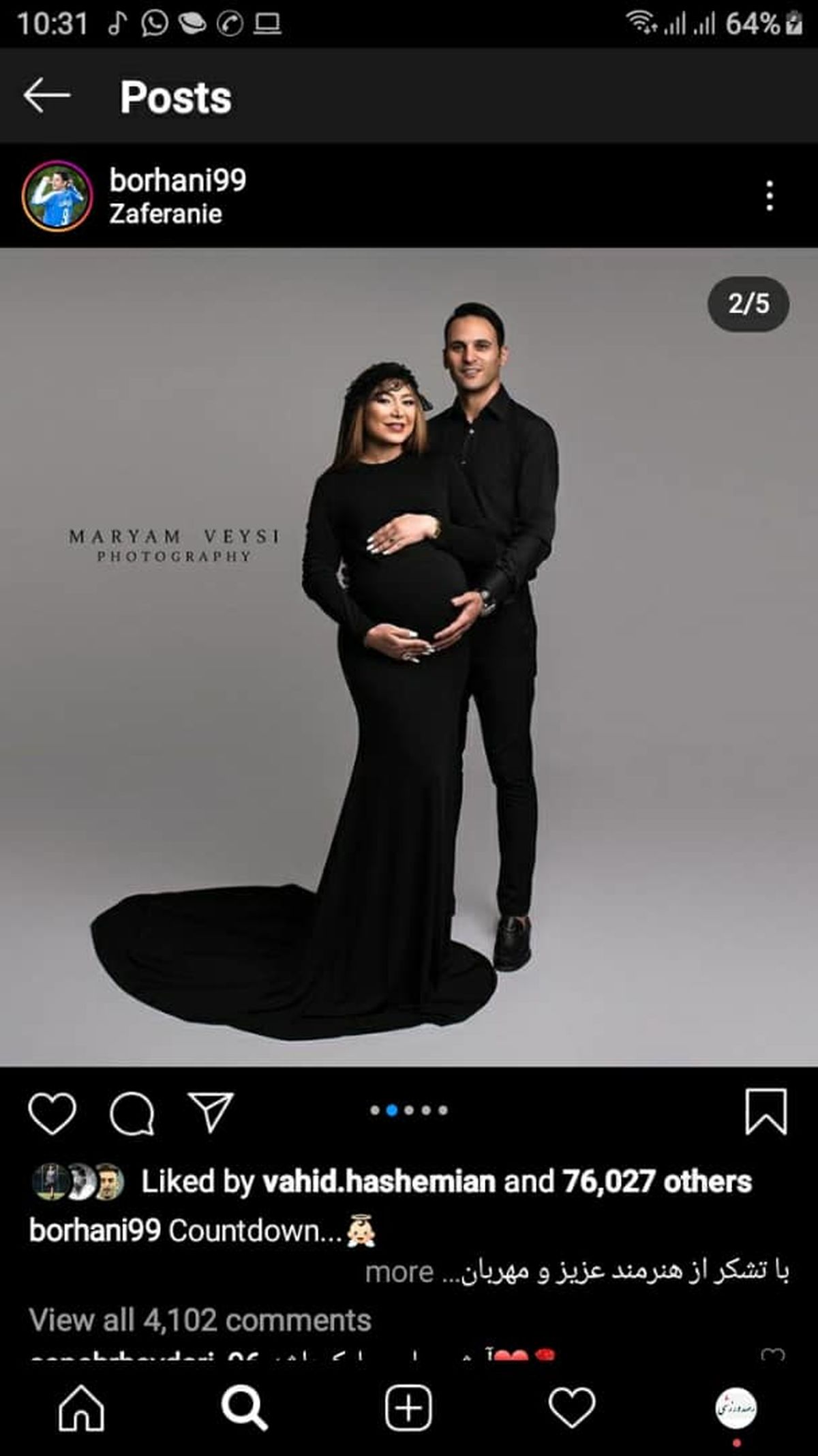 تصاویری از آرش برهانی و همسرش