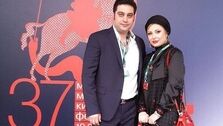 عکس دیده نشده از نیوشا ضیغمی و همسرش