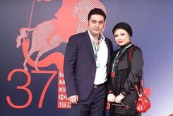 عکس دیده نشده از نیوشا ضیغمی و همسرش