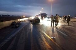 ۶ مصدوم در پی واژگونی پژو ۲۰۶ در کرمان