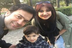 حامد آهنگی از همسرش رونمایی کرد +عکس پسرش