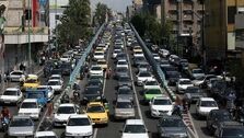 لحظاتی از وضعیت ترافیک امروز در تهران