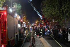 فوری ، آتش‌سوزی در بیمارستان شریعتی تهران