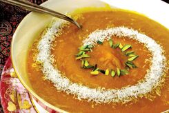 طرز تهیه و مواد لازم کاچی زعفرانی تبریزی