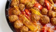 طرز تهیه خورش گوشت قلقلی