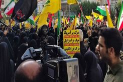 تجمع مردم در تهران و درخواست برای انتقام از اسرائیل + فیلم