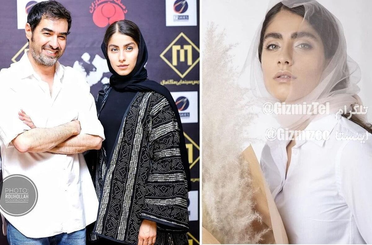 عکس لو رفته از شهاب حسینی و زن جدیدش در مهمانی مختلط | لباس ناجور زن جدید شهاب حسینی جنجالی شد