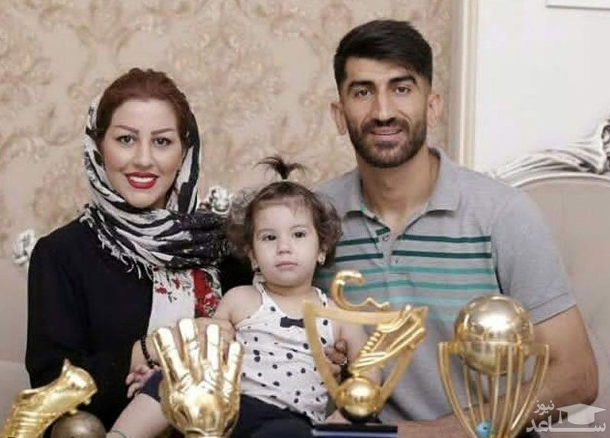 عکس جنجالی و منشوری همسر علیرضا بیرانوند درکنار شوهرش+عکس